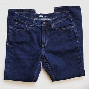 Old Navy Straight Fit Jeans - Dark Blue